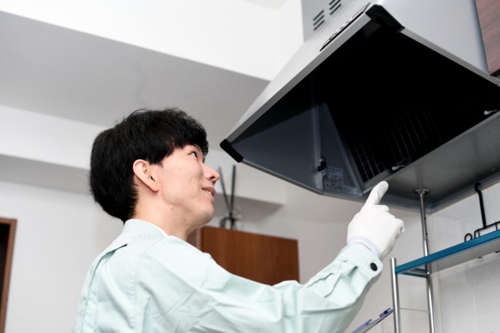 レンジフード（換気扇）の確認