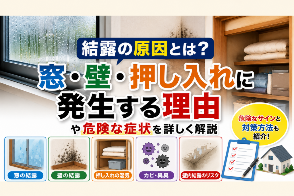 結露の原因とは？