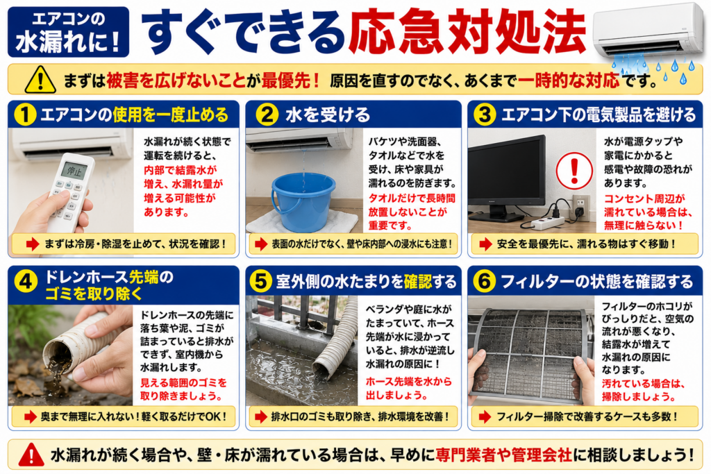 すぐできる応急対処法