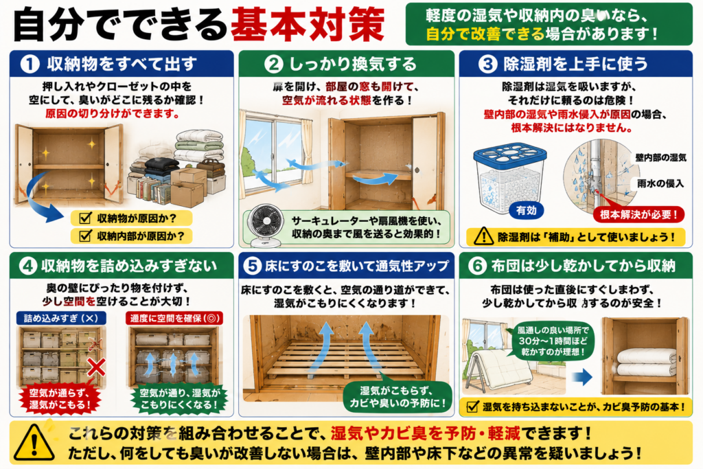 自分でできる基本対策