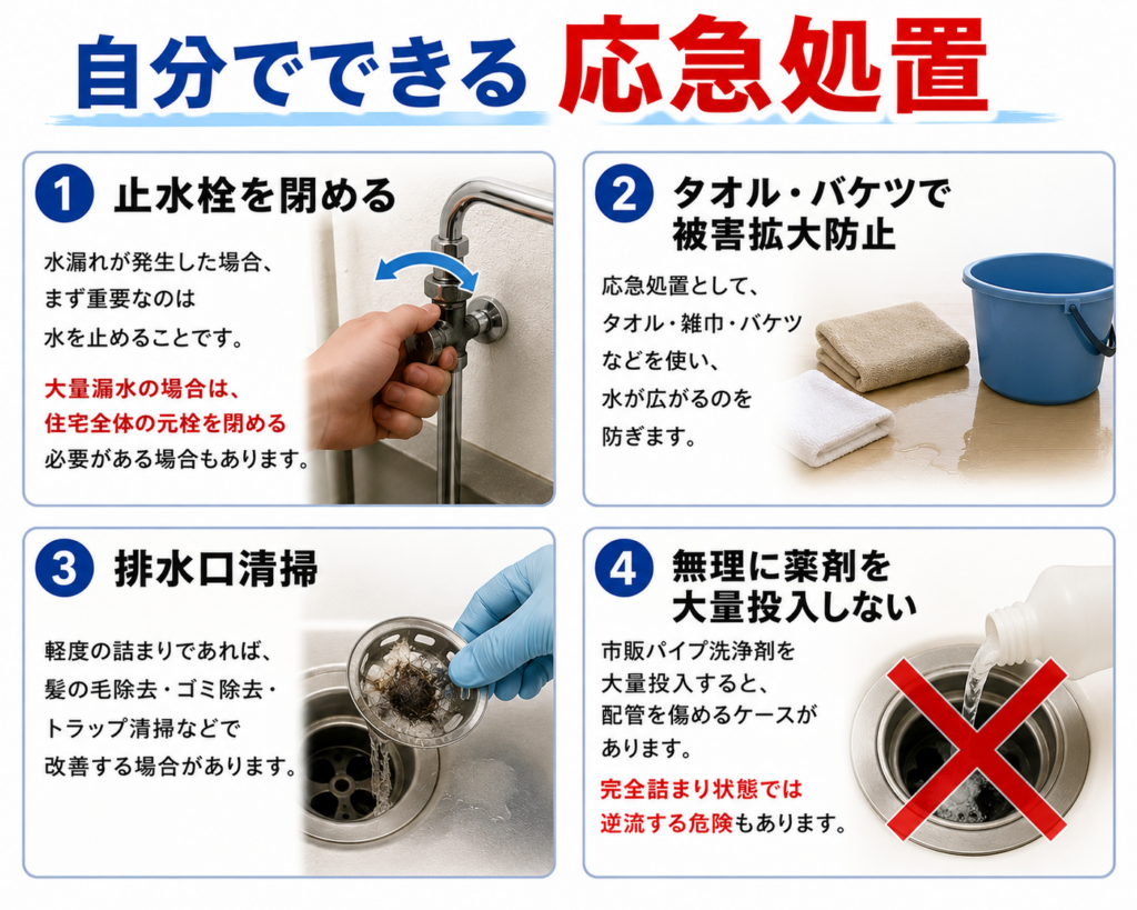 自分でできる応急処置