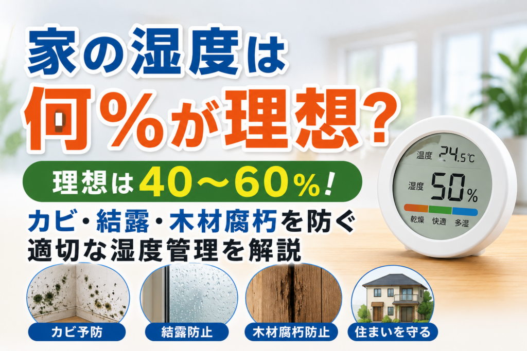 家の湿度は何％が理想？