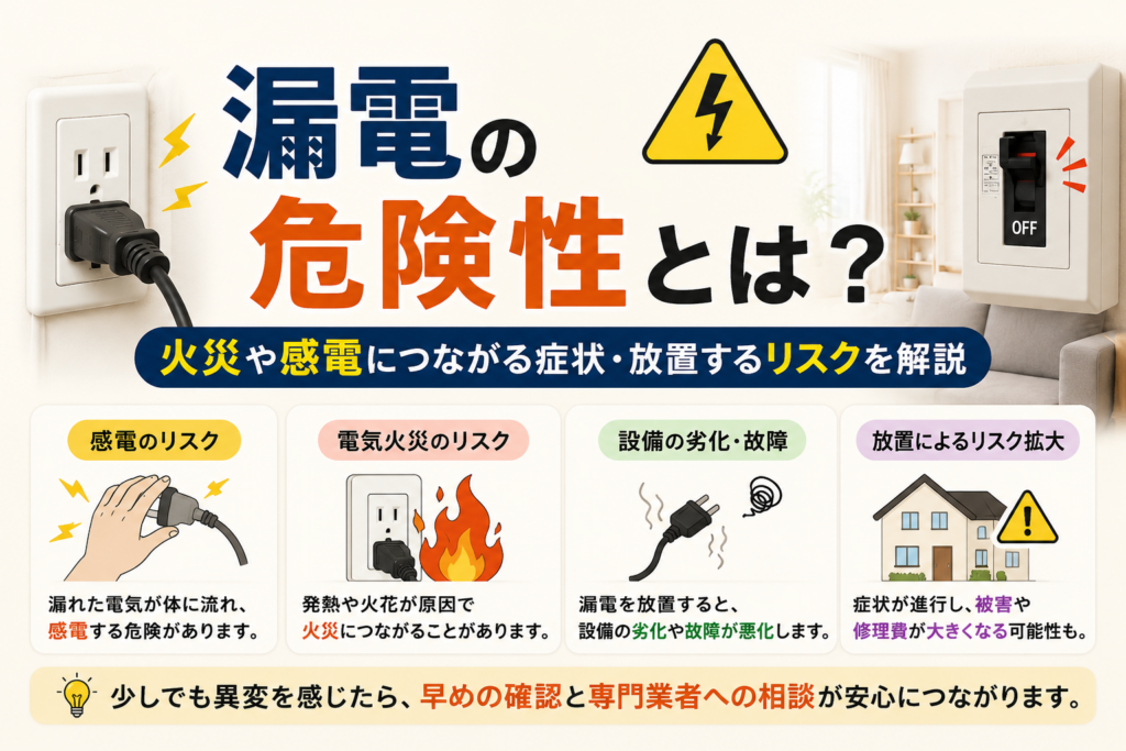 漏電の危険性とは？