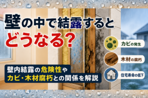 壁の中で結露するとどうなる？