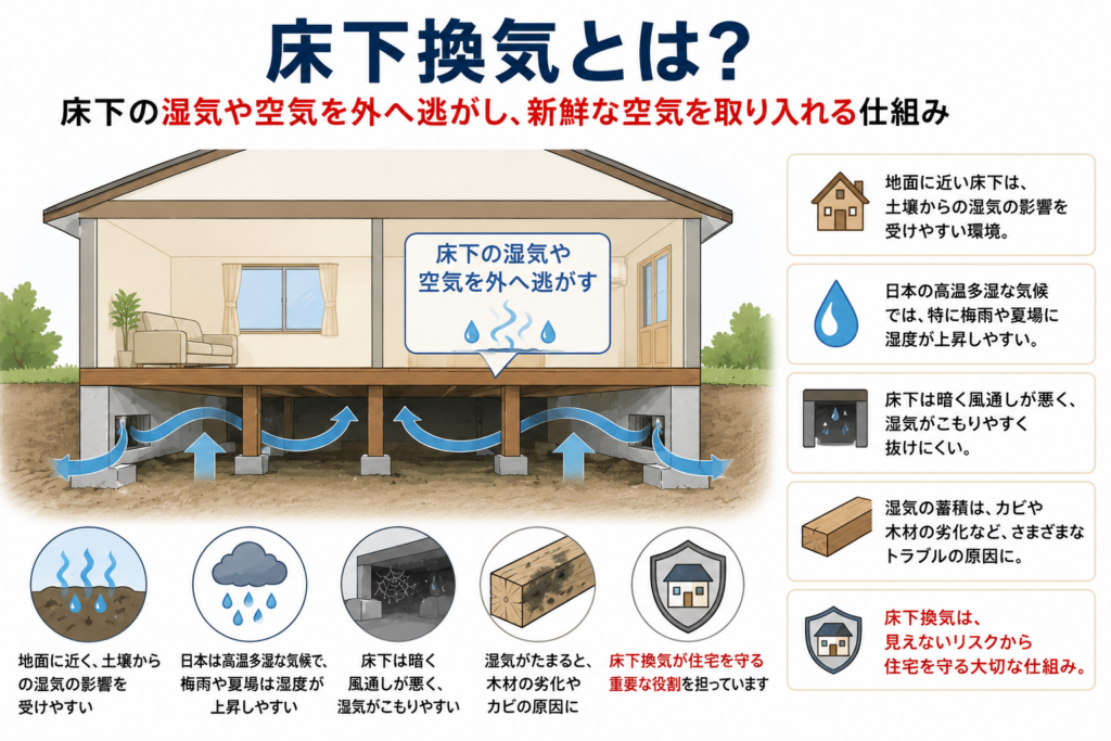 床下換気とは？