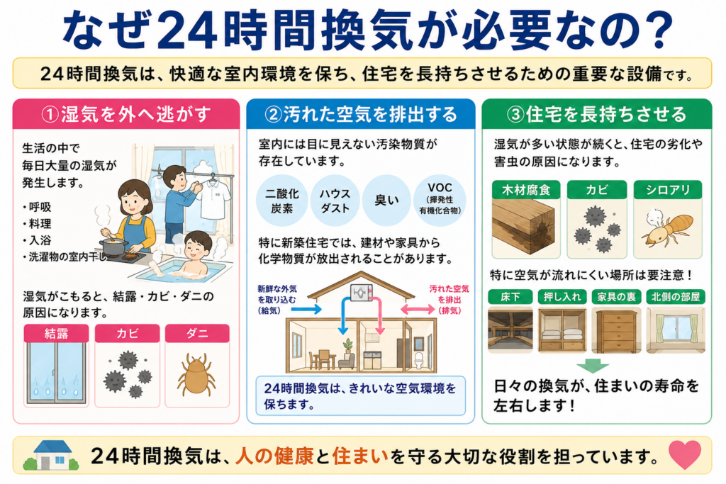 まぜ２４時間換気が必要なの？