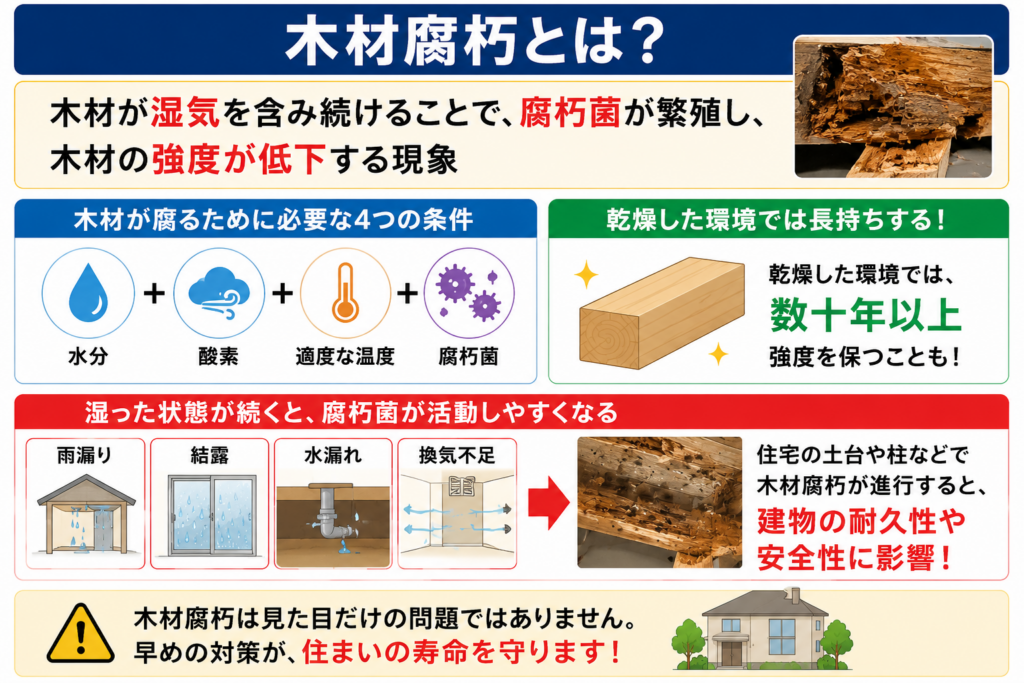 木材腐朽とは