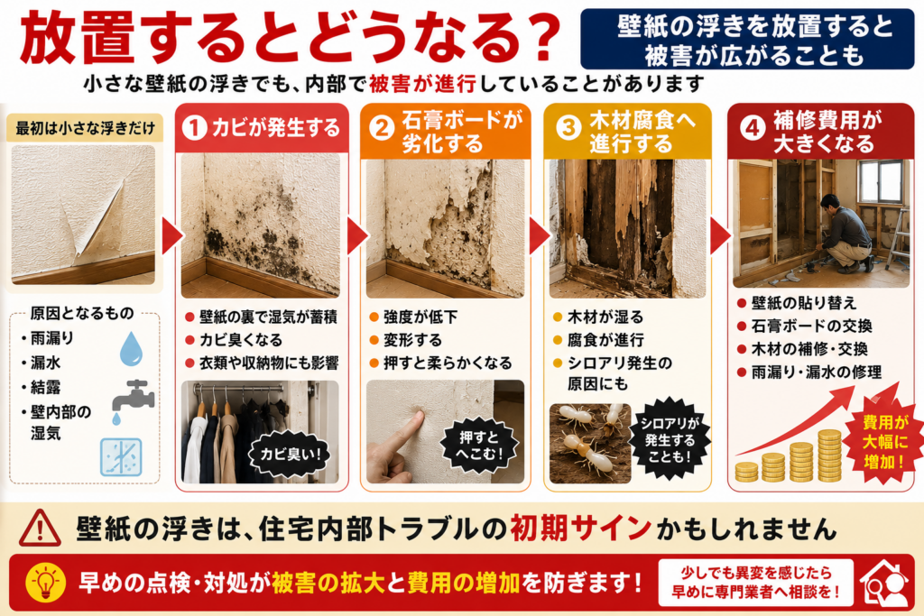 放置するとどうなる？