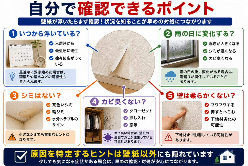 自分で確認できるポイント