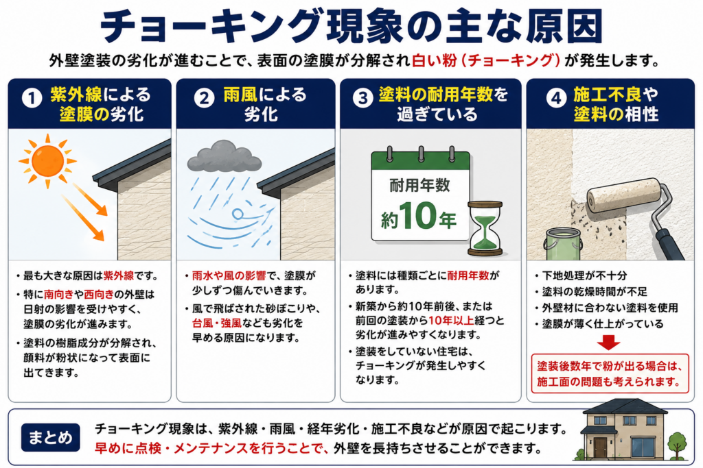 チョーキング現象の主な原因