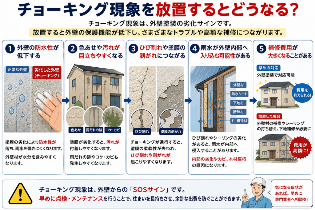 チョーキング現象を放置するとどうなる?