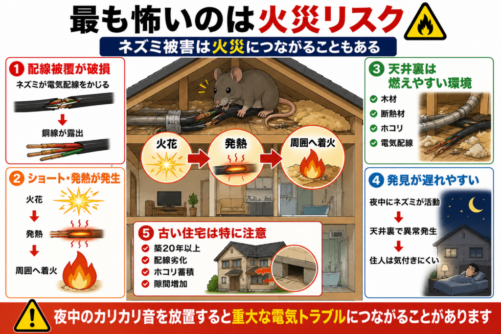 最も怖いのは火災リスク
