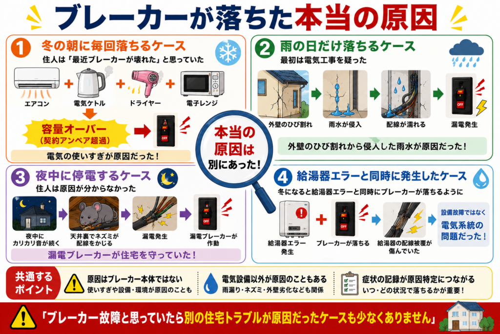 ブレーカーが落ちた本当の理由