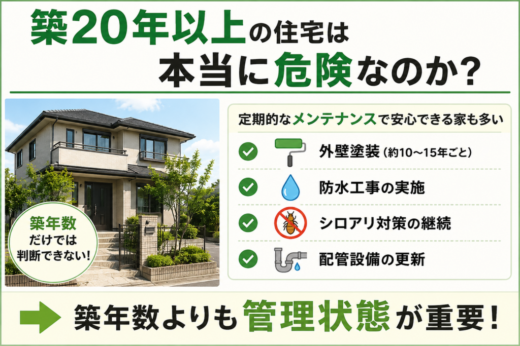 築２０年以上の住宅は本当に危険なのか？