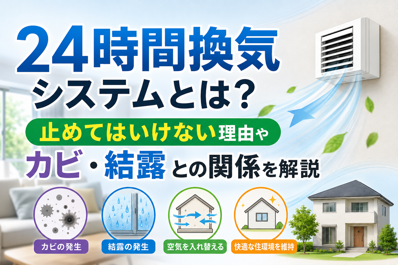 ２４時間換気システムとは？