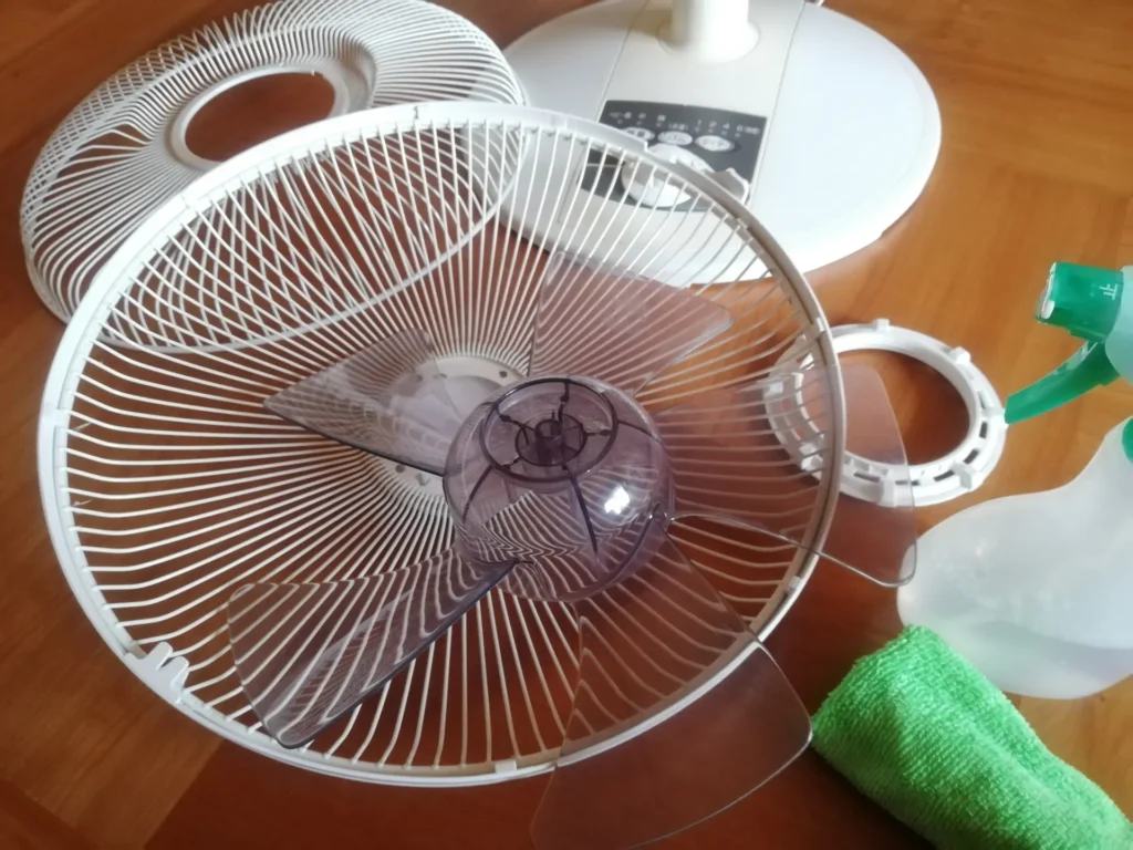扇風機の掃除