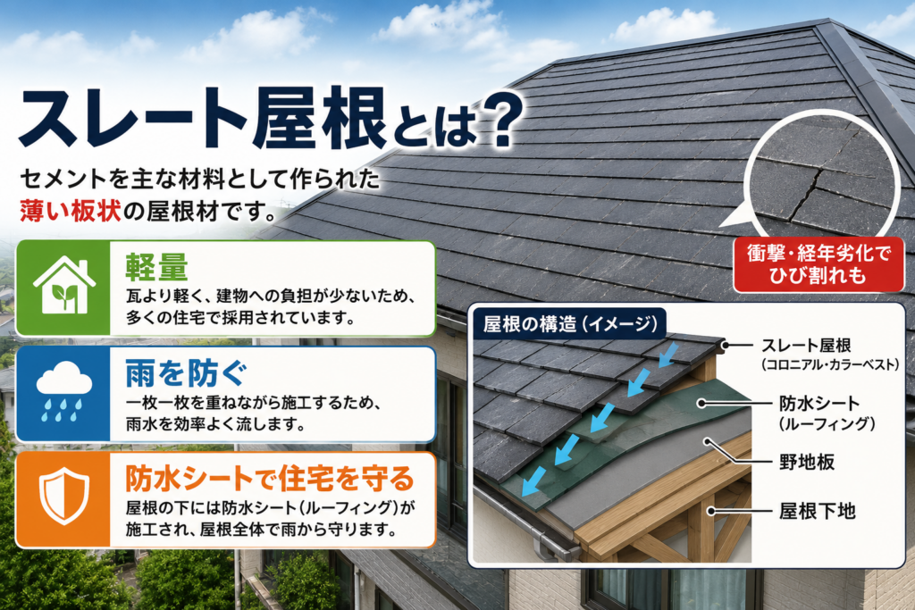 スレート屋根とは?