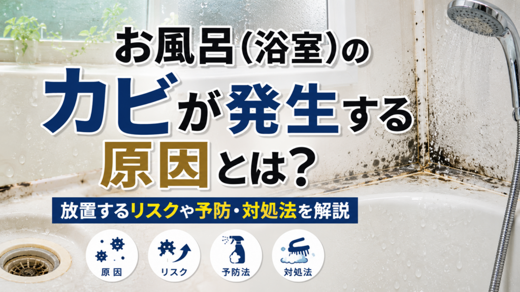 お風呂のカビが発生する原因とは？