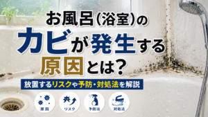 お風呂のカビが発生する原因とは？