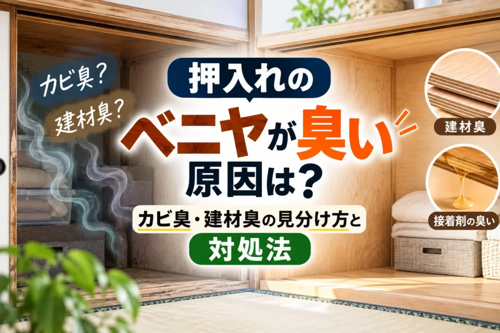 押し入れのベニヤが臭い原因は？