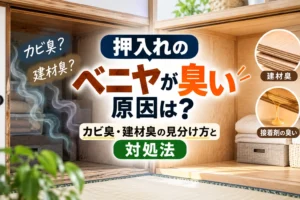 押し入れのベニヤが臭い原因は？